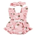 thumbnail image 1 of Combinaison Barboteuse pour Nouveau-Né Bébé Fille avec Bandeau, 1 of 6