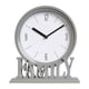 thumbnail image 2 of 2x Relojes de Mesa Silenciosos para Chimenea Estante Decorativo Familiar Estilo Vintage Chimenea gris gris oscuro, 2 of 9
