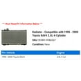thumbnail image 2 of Radiator - Compatible with 1998 - 2000 Toyota RAV4 2.0L 4-Cylinder - Spectra Premium, 2 of 2