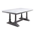 thumbnail image 1 of ACME Yabeina Dining Set in Marble Top & Gray Oak Finish, 1 of 9