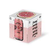 Culture Pop Soda Probiotic Pink Grapefruit 4pk, 12 fl oz
