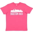 thumbnail image 3 of Inktastic Boston Massachussetts Skyline City Silhouette Youth T-Shirt, 3 of 5