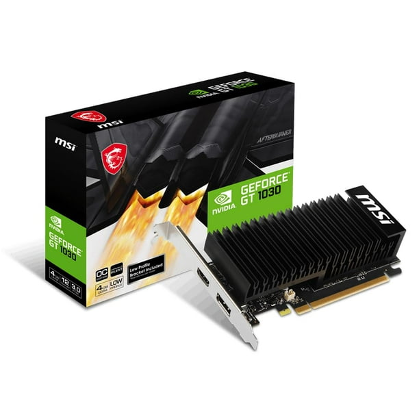 Tarjeta gráfica MSI Gaming GeForce GT 1030 4GHD4 LP OC 4GB
