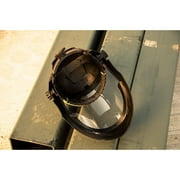 Safe Handler Full Face Protector Shield with Clear Polycarbonate Visor, Reusable Safety Face Shield, Black (Pack of 1)