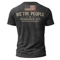 thumbnail image 4 of WAYUTE Men 250th Anniversary USA Shirt National Flag Colors Letter Graphic Tee Crewneck Top Daily Wear Independence Day T-Shirts, 4 of 5