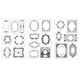 thumbnail image 1 of 1 Uds. Pegatinas decorativas Retro de plata para diario, decoración diy escrita, 1 of 6