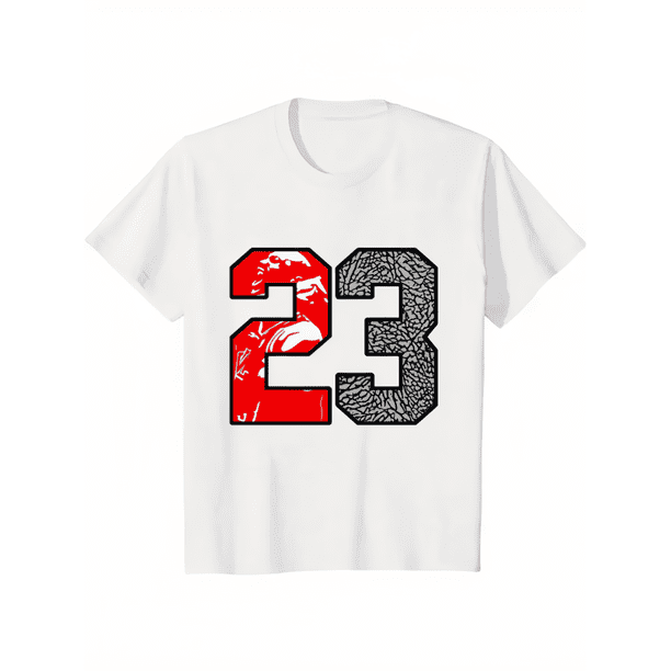 T - Shirt with a Sports - inspired Design: '23' Graphic for a Basketball - themed and iconic Vibe