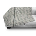 thumbnail image 2 of Crocodile Soft Flannel Fleece Throw Blanket, Geometric Animal Zigzags and Polka Dots, Cozy Plush for Indoor and Outdoor Use, 70" x 90", Maroon Beige, by Ambesonne, 2 of 5