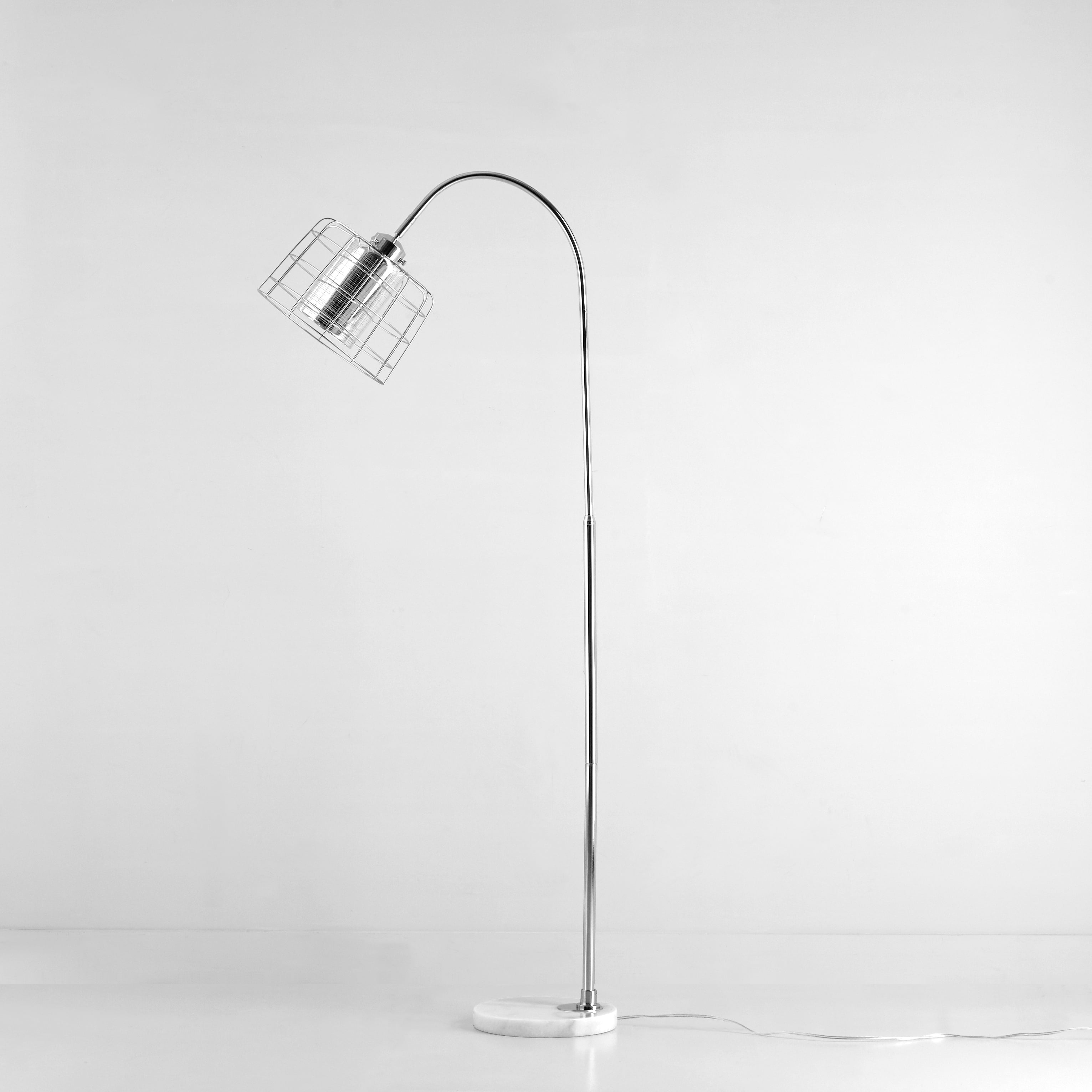 Urban Shop Overhead Floor Metallic Lamp 59"H, Available in Other Color