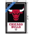 thumbnail image 3 of NBA Chicago Bulls - Logo 21 Wall Poster, 14.725" x 22.375", Framed, 3 of 3