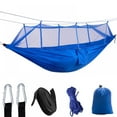 thumbnail image 2 of Hamac de Camping avec Filet Hamac Double Léger Hamac Portable pour la Randonnée en Plein Air Intérieure Camping Randonnée Voyage Arrière-Cour Plage, 2 of 3