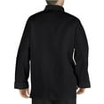 thumbnail image 2 of Chef Code Stephano Classic Chef Coat with Cloth Covered Buttons, Black, XL, 2 of 2