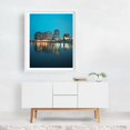 thumbnail image 2 of Newark Skyline 01 - Newark New Jersey Photography Cityscape Skyline Architecture Nightlife White Framed Wall Art Print 11 x 14 inches, 2 of 3