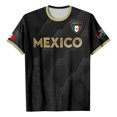 thumbnail image 5 of 2026 New Mexico Soccer Jersey Adult, Mexican Jersey Soccer T-Shirt, Mexico National Team Pattern Crew Neck Short Sleeve Athletic Casual Football Top for Adult, 5 of 6