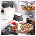 thumbnail image 7 of Saiise Chucky Print 2PCS Pot Holders for Kitchen - Cotton Oven Hot Pads Set with Non-Slip Silicone Grip and Pocket Heat Resistant Pans Handle Covers Potholders, 7 of 7