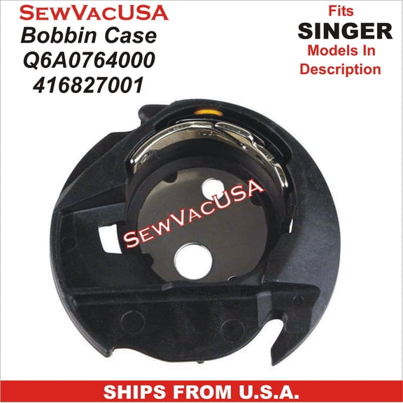 Bobbin Case Singer Part Number Q6A0764000 or 416827001 Fits Singer Sewing Machines Models In Description