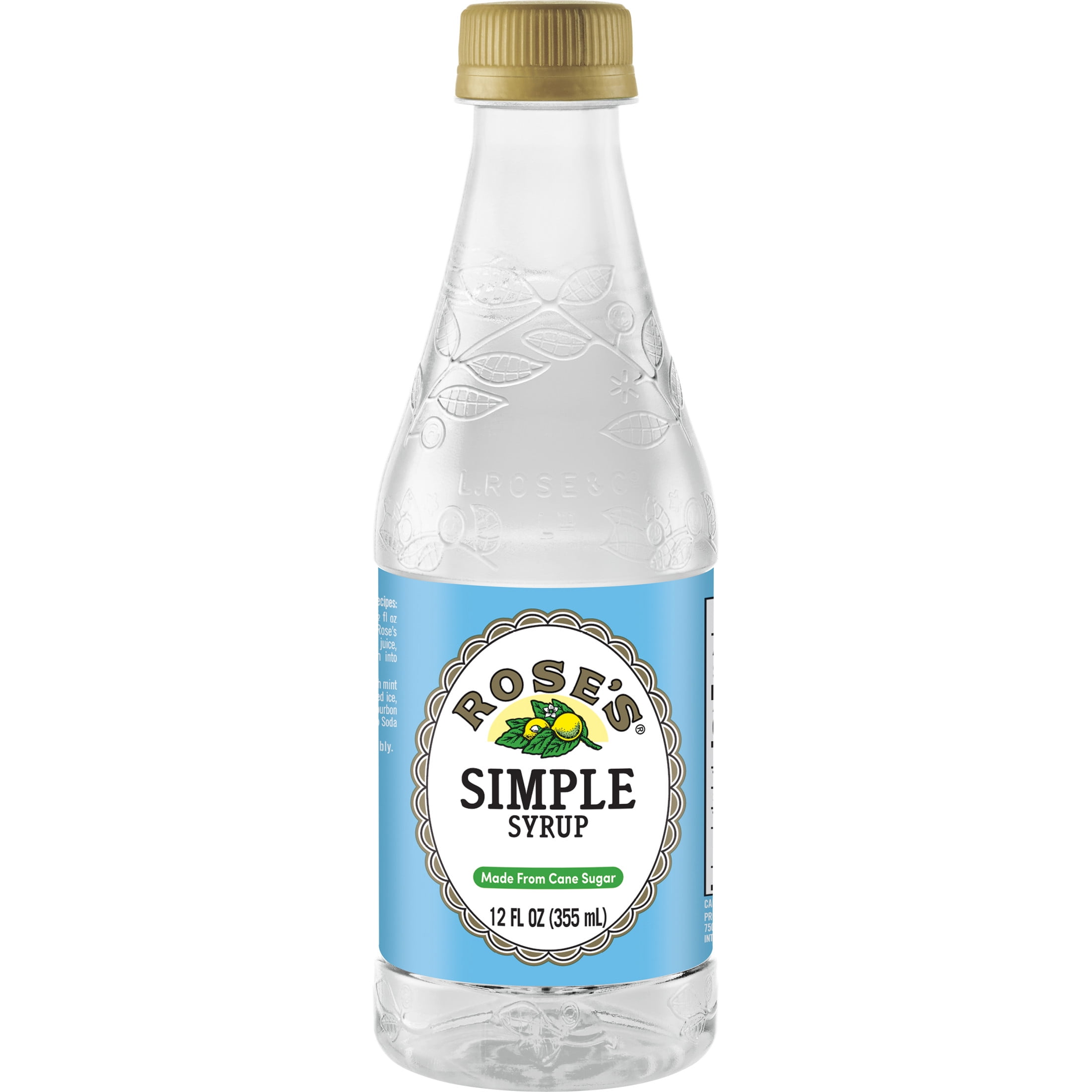 Rose's Simple Syrup Mixer, 12 fl oz, Bottle
