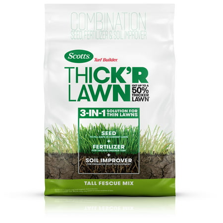 Scotts Turf Builder Thicker Tall Fescue Grass Seed (Best Fescue Grass Seed For Georgia)