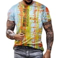 thumbnail image 1 of EGNMCR Chemises à Manches Courtes pour Hommes, T-shirt Col Rond Décontracté d'Été, Mode Décontractée pour Hommes, Impression Numérique 3D, Hauts Décontractés d'Été, 1 of 5