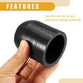 thumbnail image 6 of Unique Bargains 1Pcs 40mm 1.57" ID Universal Silicone Coolant Cap Intake Vacuum Hose End Plug Silicone Black, 6 of 6