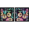 thumbnail image 1 of Great Art Now Purple Floral by Valerie Wieners, 2 Piece Framed Art Set Each 13"W x 13"H, 1 of 3