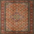 thumbnail image 1 of Ahgly Company Indoor Square Traditional Saffron Red Persian Area Rugs, 7' Square, 1 of 6
