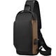 thumbnail image 1 of Mochila Riñonera Shendy Vendy Cruzada Mariconera Antirrobo Tipo Piel Con Entrada Usb, 1 of 6