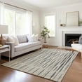 thumbnail image 6 of Addison Rugs Mayfield Washable Transitional Textured Stripes Beige Rectangle Rug, 10' x 14', 6 of 6