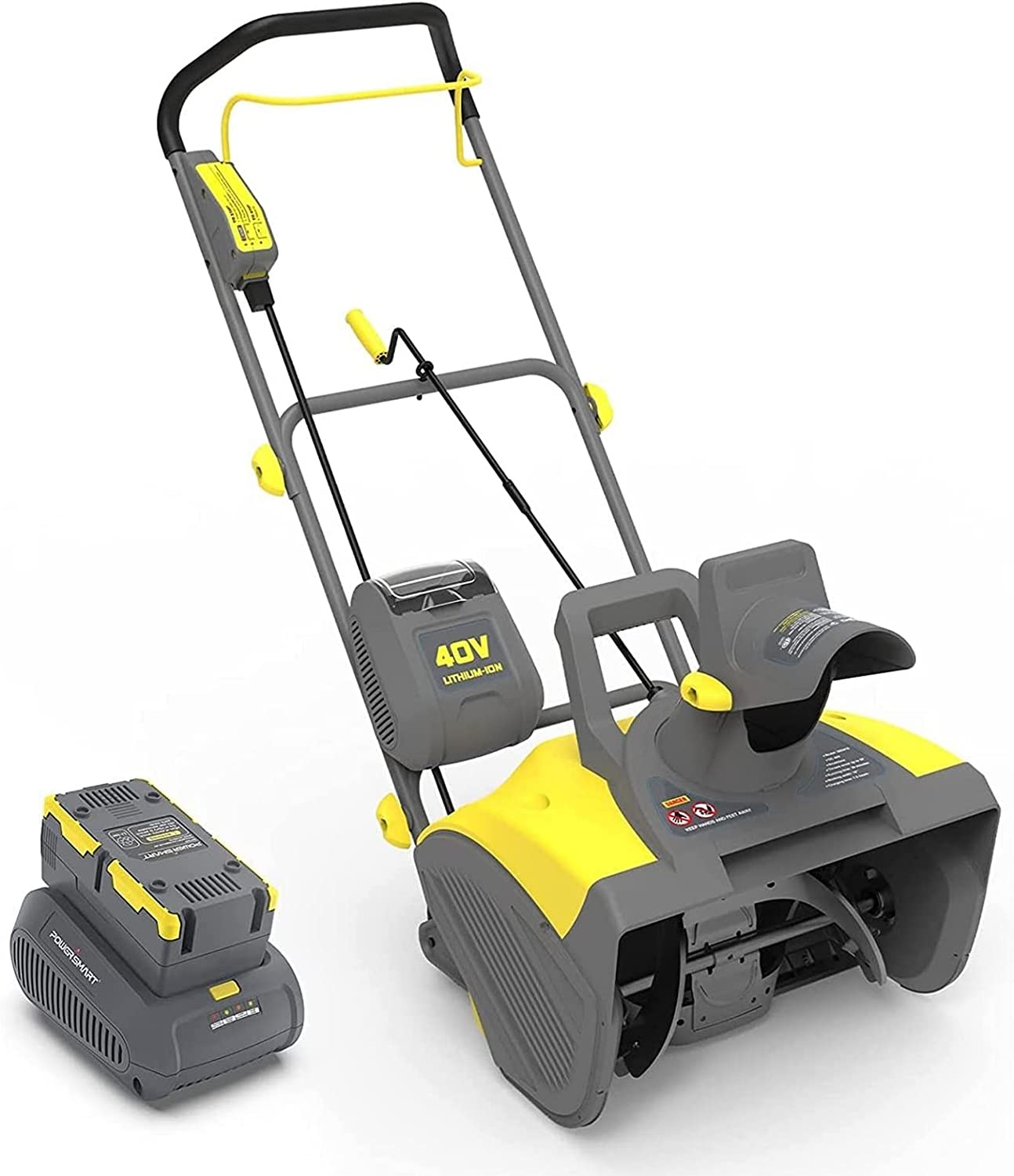 iRerts Electric Snow Blower, 40V 18 Inch Cordless Snow Blower, Snow