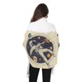 thumbnail image 4 of FORMRS Womens Scarf Winter Soft Long Big Warm Shawls Wrap Tassel Scarves, Astronaut Floating, 4 of 9