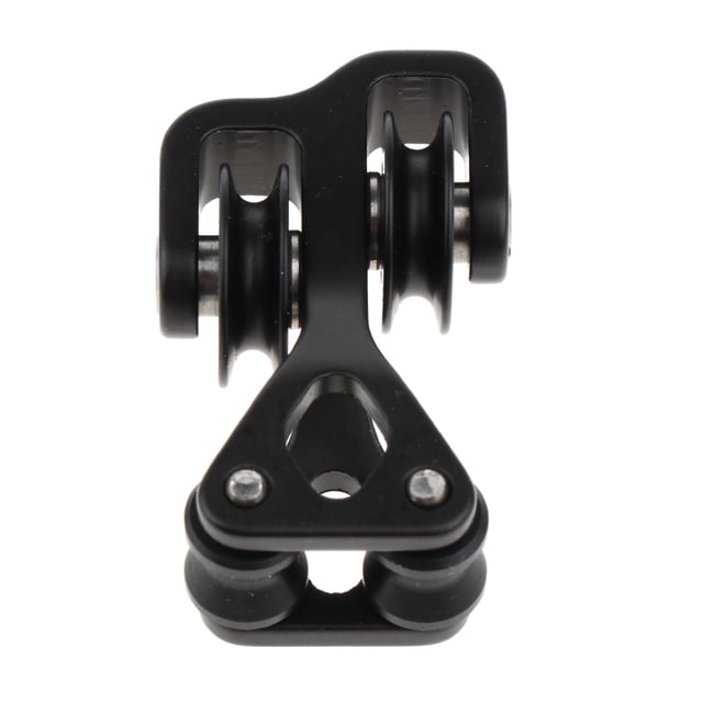 Separador de cadena de arco compuesto de polea de aleación de aluminio Cable negro Sunnimix diapositiva de cable de tiro con arco