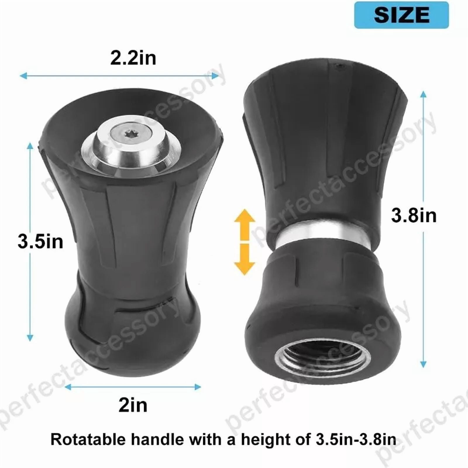 PURELY- Fireman Style Garden Hose Nozzle High Pressure Sprayer Washing Jet Adjustable