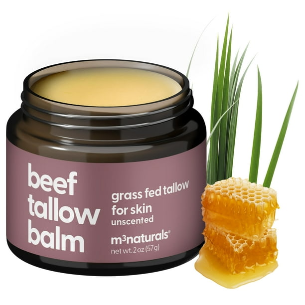 Bálsamo hidratante M3 Naturals Beef Tallow 57 g para piel