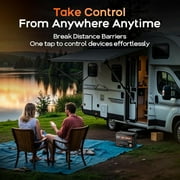 HumsiENK 12V 300Ah LiFePO4 Lithium Battery Mini with Bluetooth(314Ah), Built-in 200A BMS, 15000 Deep Cycles,12V Marine Battery Waterproof with Low-Temp Protection for Torlling Motor RVs Solar System