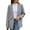 Black, variant on Women's Loose Casual Lapel Loose Long Sleeved Pocket Coat, Fashionable Houndstooth Pattern, Warm and Comfortable, Perfect for Everyday Wear and Office Outings,Black M