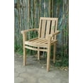 thumbnail image 3 of Anderson Teak Classic Teak Stackable Armchair in Natural (Set of 4), 3 of 3