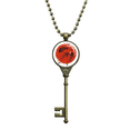 thumbnail image 1 of Japan Red Carp Animal Key Necklace Pendant Tray Embellished Chain, 1 of 3