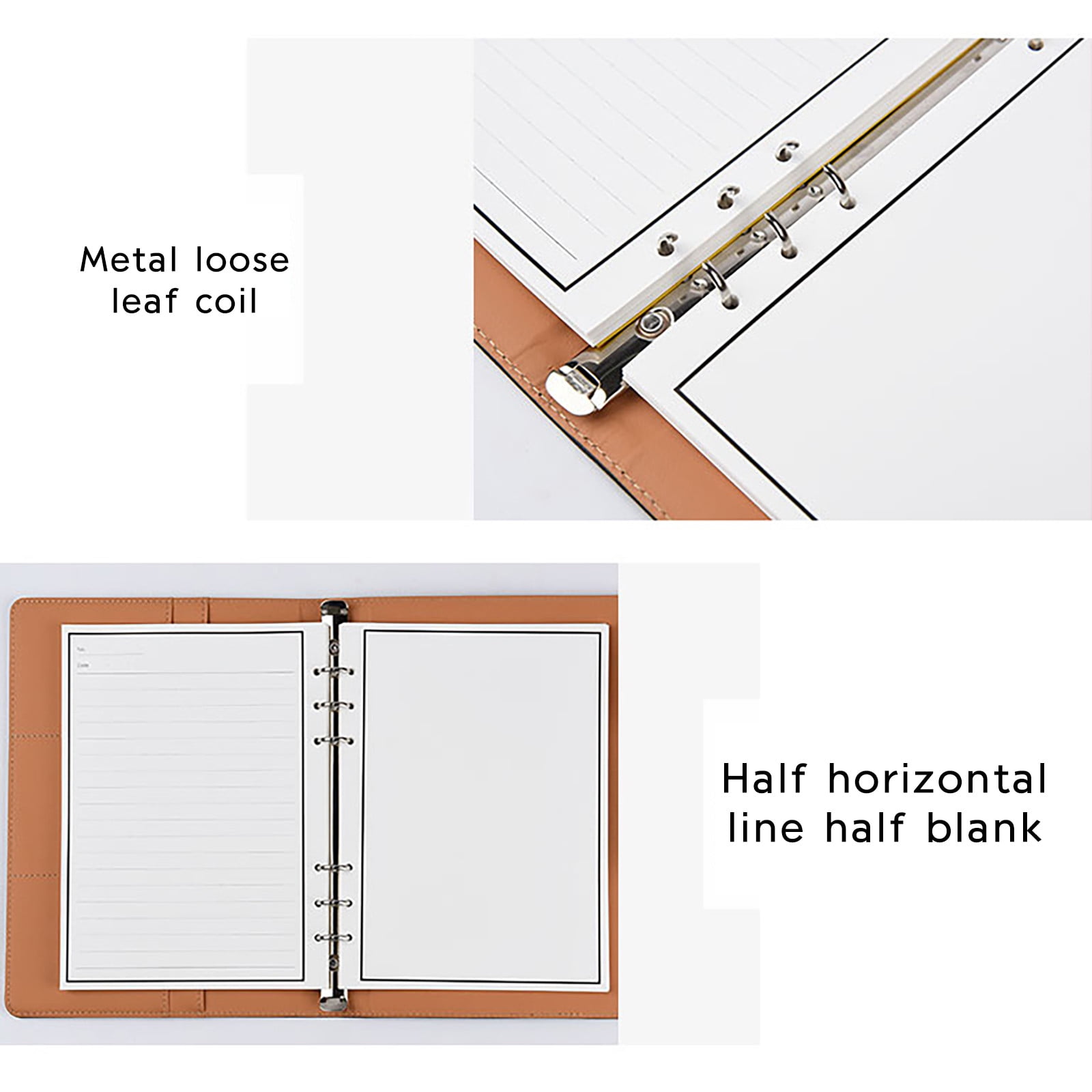 ZOURIH Smart Reusable Notebook A5 Waterproof Erasable Smart Notebook Repeating Loose Leaf Diary Stone Paper Business Notebook 10Ml Tool