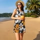 thumbnail image 3 of Fotbe Yellow White Daisy Pattern Vestido de Verano sin Mangas para Mujer – Vestido Midi Línea A, Estilo Camiseta Floral, Vestido Playero Casual y Fluido, 3 of 7