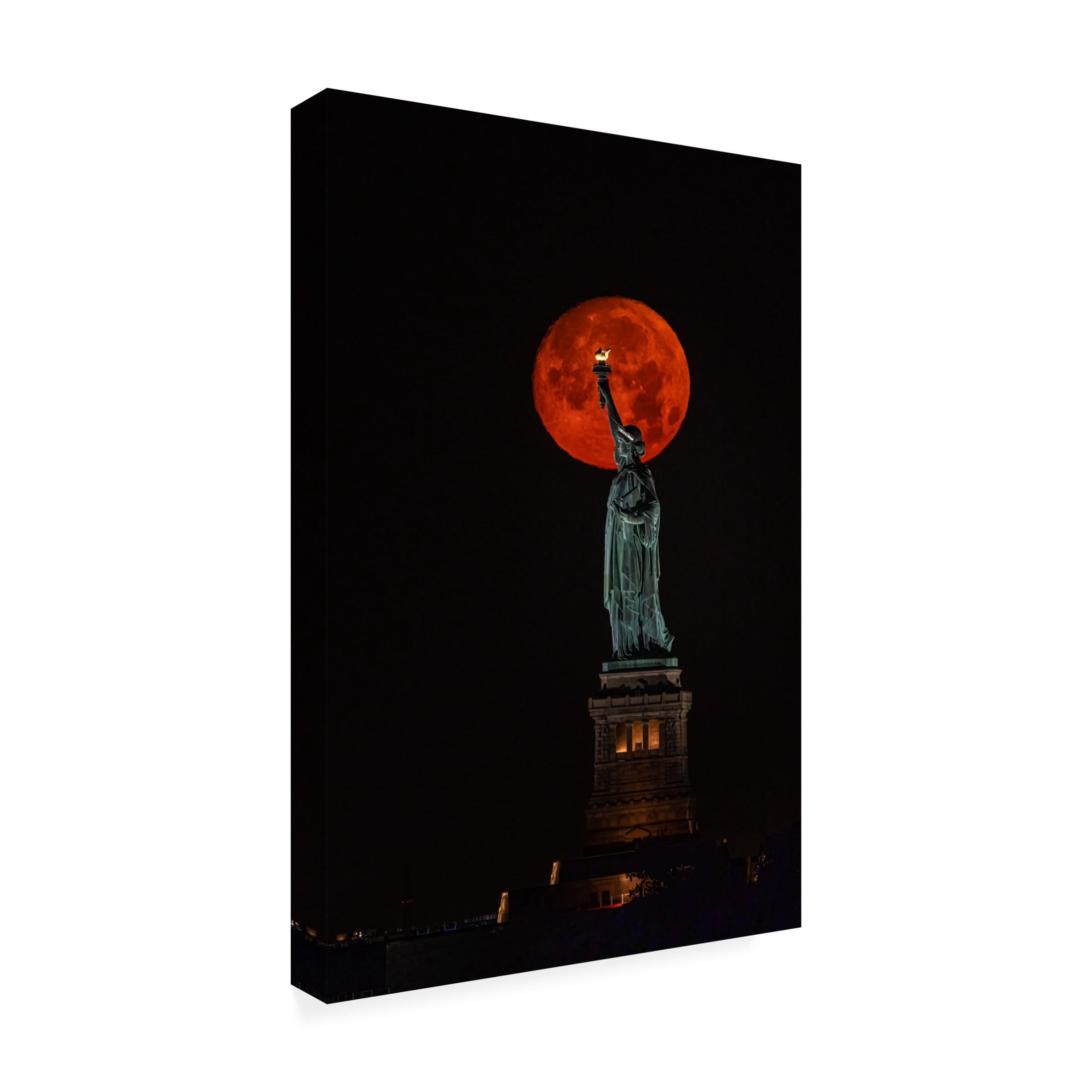 Trademark Fine Art jenny j rao 2022 july buck moon Canvas Wall Art
