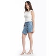 thumbnail image 2 of Short falda asimetrico /Juvenil, 6973 (Mezclilla tono claro) azul M, 2 of 3
