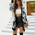 thumbnail image 4 of Babysbule Womens Cardigans Fashion Women Long Sleeve Casual Long Cardigan Coat Sweater Outerwear Women's Top Blouse, 4 of 9