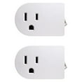thumbnail image 1 of 2/Pack 3 Prong Wall Tap Grounding Outlets Adapter With Power Switch, 1 of 3