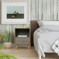 thumbnail image 3 of SESSLIFE End Side Table Set of 2 with a Drawer, Wood Bedside Table, Versatile Nightstand, Storage Shelf, Side Table for Home & Office, Patina Green, 3 of 10