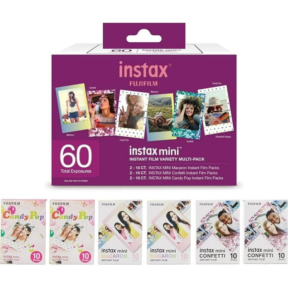 Fujifilm Instax Mini Variety Film Value Pack 60 Count