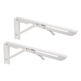 thumbnail image 1 of Collapsible Shelf Bracket, Rustproof 90kg Load Bearing Wall Mounted 2pcs Floating Shelf Bracket  for Boat for RV, 1 of 8