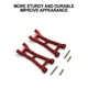 thumbnail image 5 of Tholdsy Brazo de suspensión inferior trasero mejorado de aleación de aluminio para 1/16 MJX H16 16207 16208 16209 16210 RC pieza de coche Kits de construcción modelo Rojo, 5 of 6