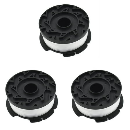 (3-Pack 30ft 0.065 Trimmer Spool Replacement for Black   Decker AF-100-3ZP