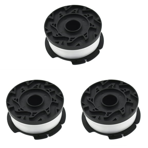 (3-Pack 30ft 0.065 Trimmer Spool Replacement for Black   Decker AF-100-3ZP