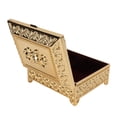 thumbnail image 4 of CAJA DE ALMACENAMIENTO DELECTIVA EN ALIVIO DE LA CAJA DE LA BARATIJA DE LA JOYERÍA DE LA ALEACION DE CINC DEL MODOLO DE ROSE DEL VINTAGE, 4 of 7